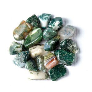 50g Tumbled Tree Agate Gemstone Dendritic Agate